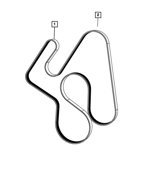 Drive Belts for 2016 Ram 2500 #0