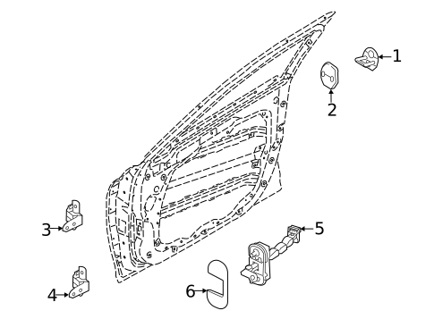 Front Door for 2023 Genesis GV80 #1