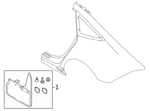 Exterior Trim - Quarter Panel for 2022 Audi S7 Sportback #0