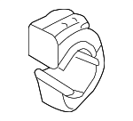 1K0511327AQ - Suspension: Stabilizer Bar Bushing for Volkswagen: Eos, Golf, Golf R, GTI, Jetta, Passat, R32, Rabbit Image