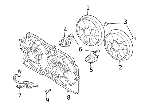 Cooling Fan, Clutch & Motor for 2003 Buick Century #0
