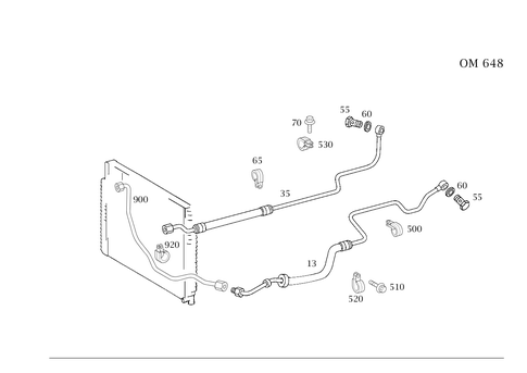 Transmission Cooling for 2003 Mercedes-Benz S55 AMG #0