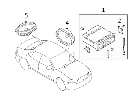 Sound System for 2001 Mazda Protege #0