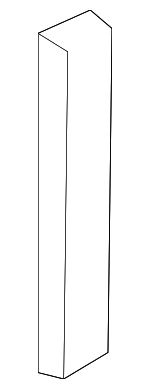 LB8366BC4 - Body: Radio Hole Cover for Mazda: Protege, Tribute Image