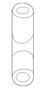 3C0121051Q - Cooling System: Lower Hose for Volkswagen: CC, Passat Image