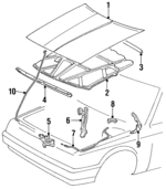 5330132030 - Body: Hood for Toyota Image image