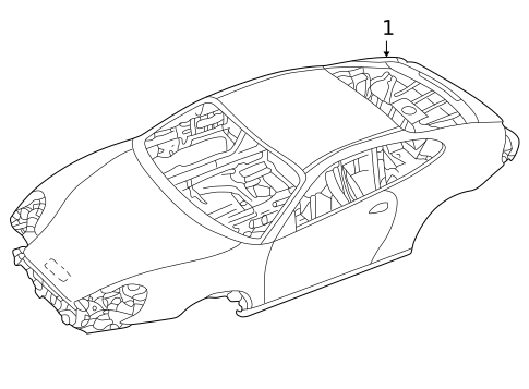 Body Shell for 2002 Porsche 911 #0