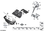 51487272378 - Vehicle Trim: Sound Insulation Floor Rear for BMW Image