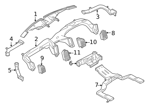 Ducts for 2017 Ford F-350 Super Duty #1