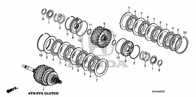 AT Clutch (4th-5th) for 2007 Honda Element #0