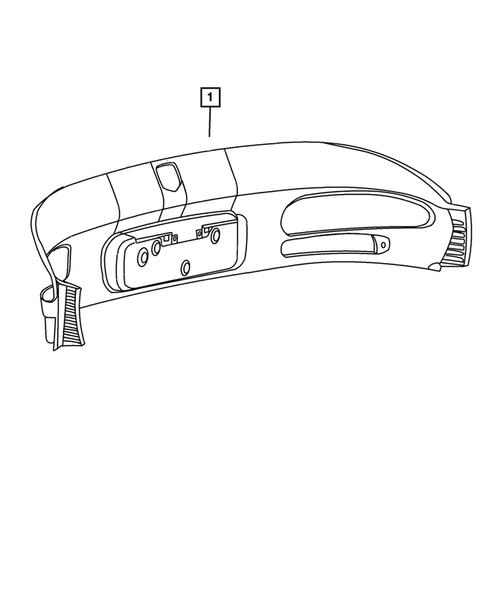 Rear Shelf Panel for 2001 Dodge Viper #0