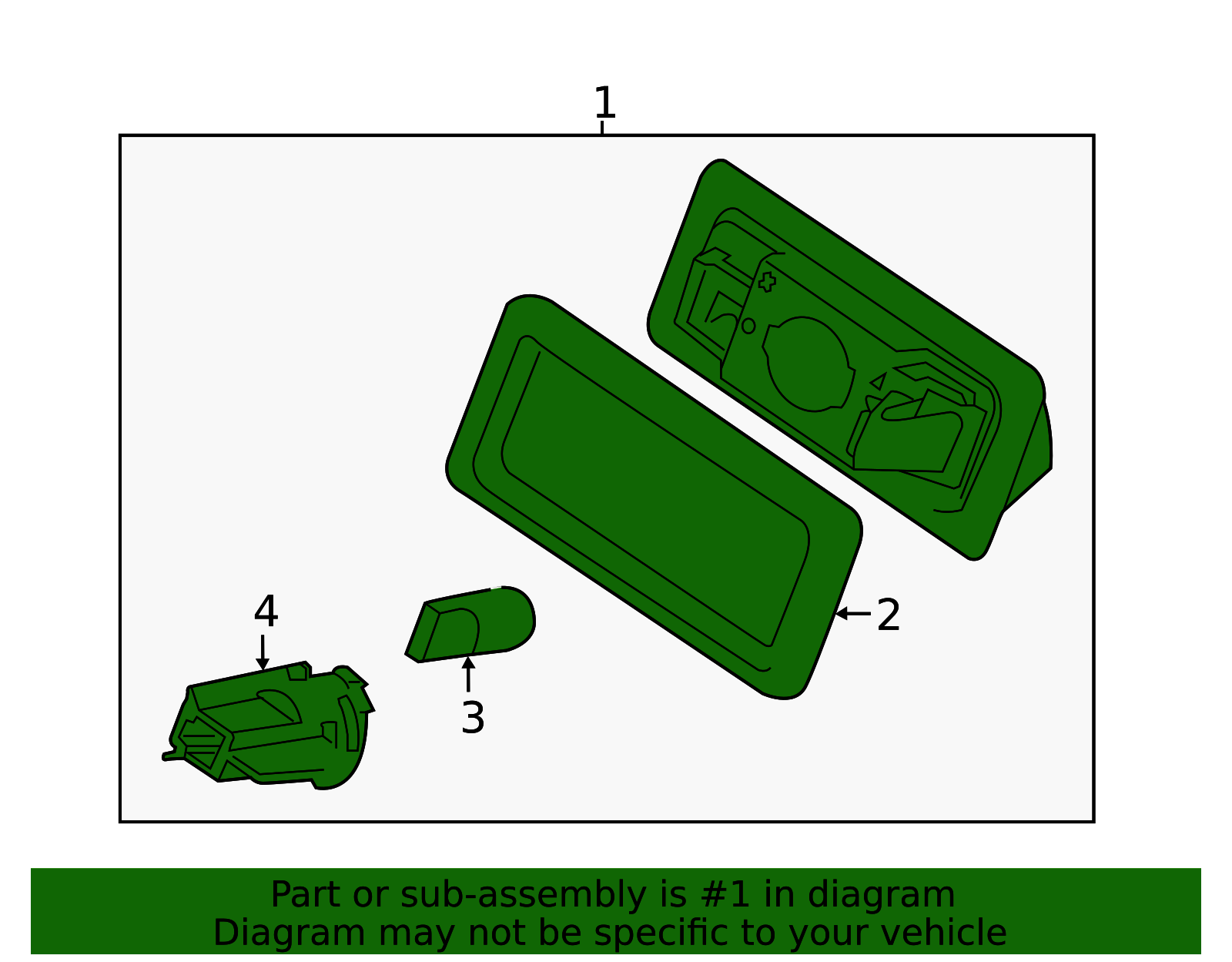 2008-2025 Nissan License Lamp 26510-8991B | Parts for Nissans