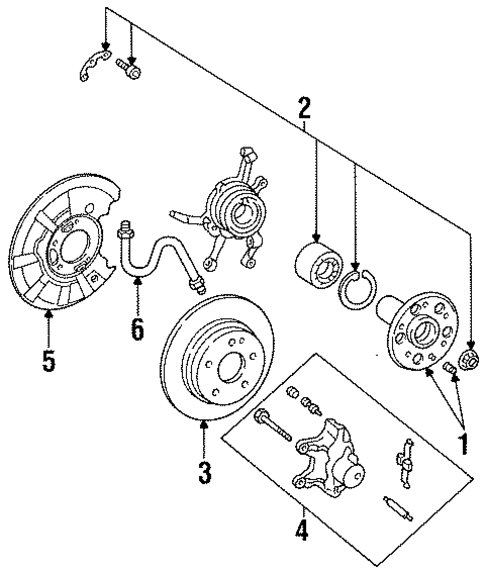 Rear Brakes for 1999 Mercedes-Benz S600 #0