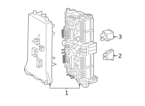 Fuse & Relay for 2024 Mercedes-Benz Sprinter 2500 #0