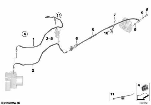 Brake Lines for 2016 BMW-Motorrad K 1600 GT #1