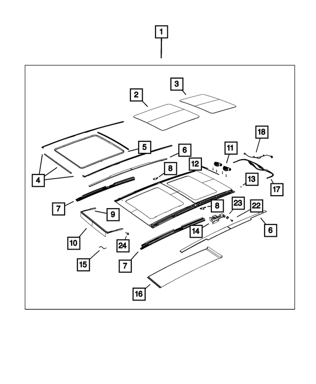 « 68122982AA – Body Sheet Metal Except Doors : Vis pour Mopar Image »