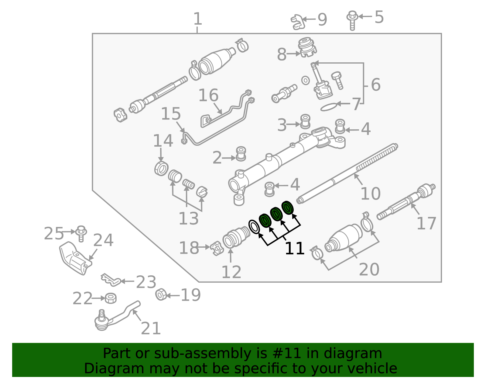 TD11-32-180A - Seal Kit - 2007-2015 Mazda CX-9 | Mazda Swag