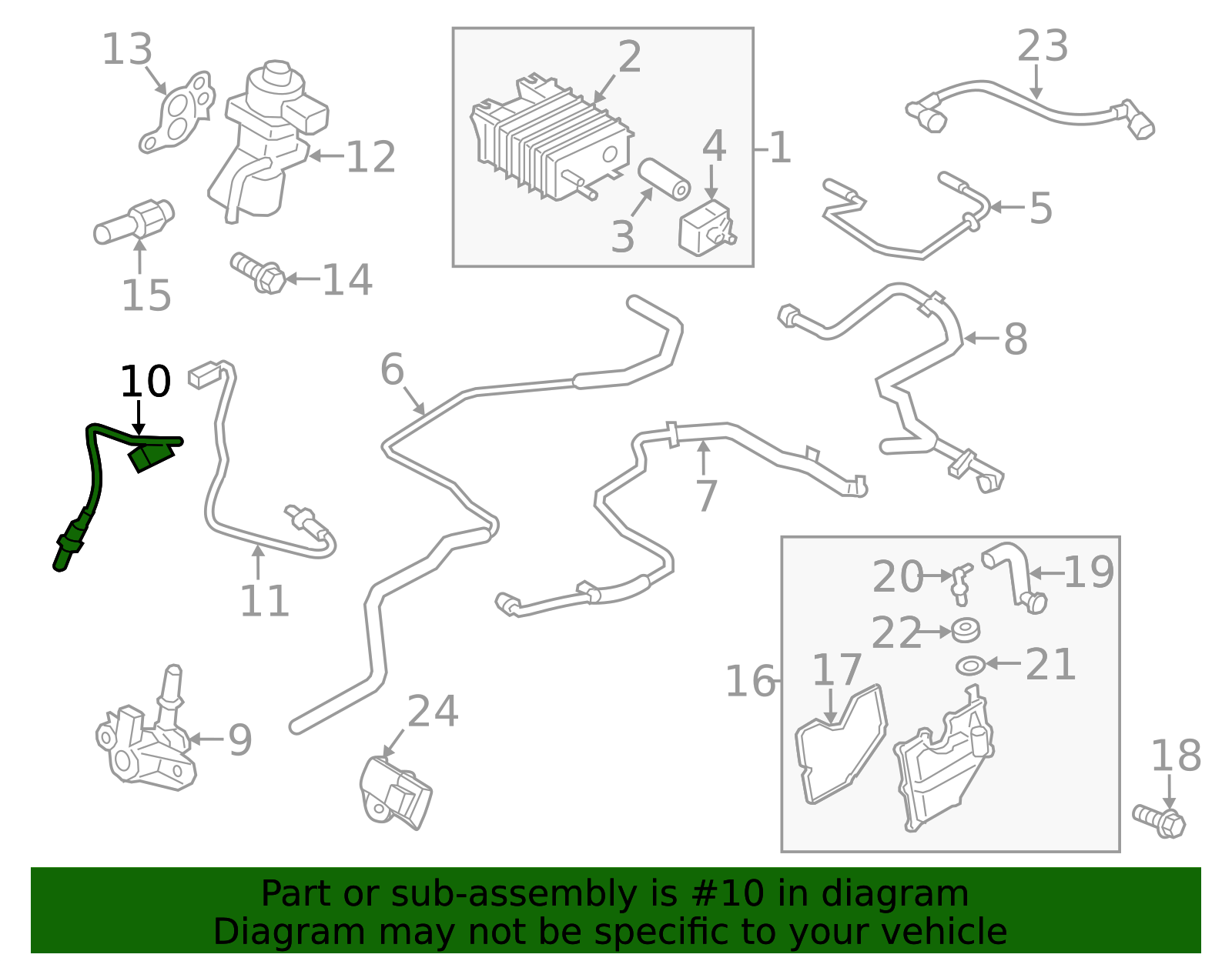 BL3Z-9F472-C - Oxygen Sensor 2013 Ford Fusion | Ford Parts