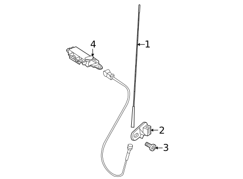 Antenna & Radio for 2012 Smart Fortwo #0