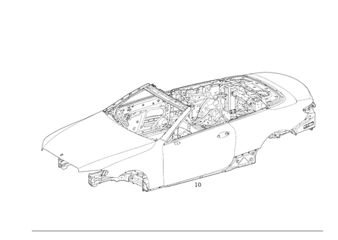 Body Shell for 2019 Mercedes-Benz E53 AMG #0