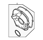 6H109121G - Engine: Engine Timing Cover for Volkswagen: Beetle, CC, Eos, GTI, Jetta, Passat, Tiguan, Tiguan Limited Image
