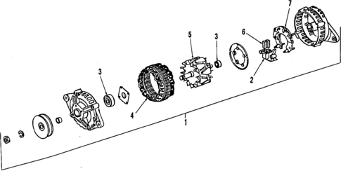 Alternator for 1994 Nissan 300ZX #0
