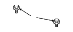 11609854 - Body: Roof Luggage Carrier Side Rail Bolt for GM Image