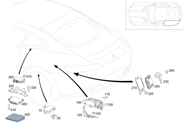 9001532 - : Control Unit for Mercedes-Benz Image