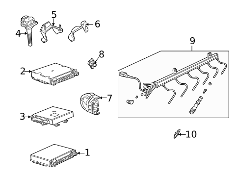 Control Modules for 1997 BMW 750iL #0