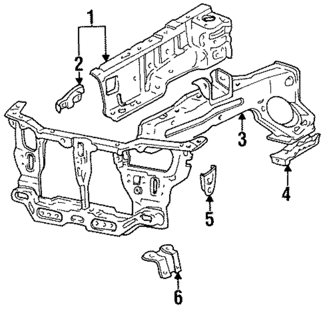 6457722310 - : Bumper Bracket for Hyundai Image
