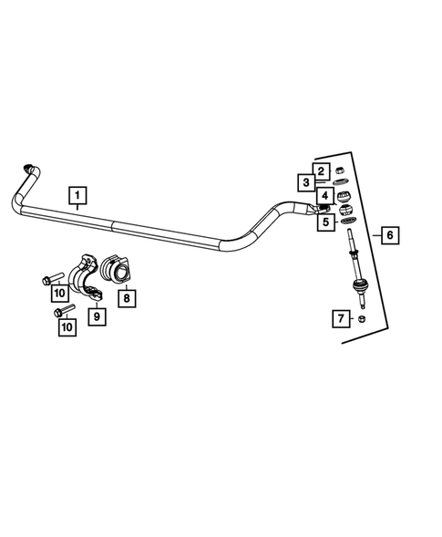 Front Stabilizer Bar for 2023 Ram 3500 #0