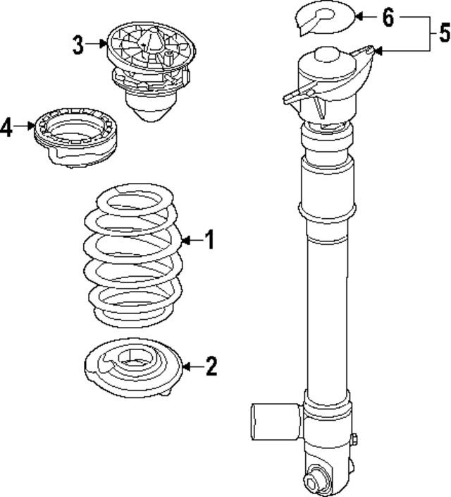 8W0513021AR - Suspension: Shock for Audi: RS5, RS5 Sportback Image