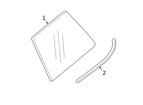 Glass & Hardware for 2014 Mini Cooper Countryman #0