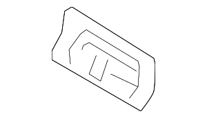 AE5Z5466716A - Body: Seat Latch Cover for Ford Image