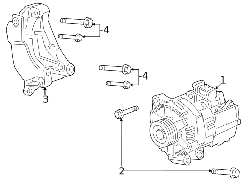 Belts & Pulleys for 2007 Saturn Vue #2
