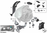 63117349290 - Lighting: Covering Cap Right for BMW Image