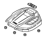 6L103925M - Engine: Engine Cover for Audi: A4, A4 allroad, A4 Quattro, A5 Quattro, A5 Sportback, A6, A6 Quattro Image