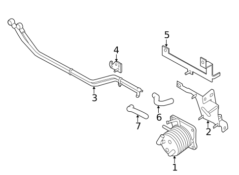 Trans Oil Cooler for 2018 INFINITI Q70 #0