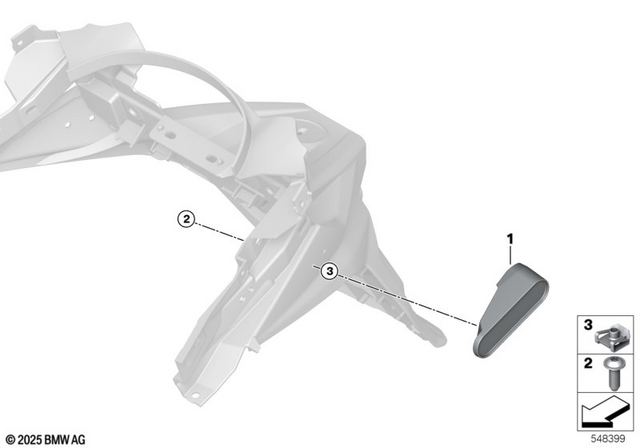 6327651212 - Frame and Mounting Parts: Binding Head Screw - M5X16-A2-80 for BMW-Motorrad Image image