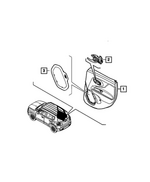 5UW86U00AA - : Door Trim Panel Bezel, Right for Mopar Image
