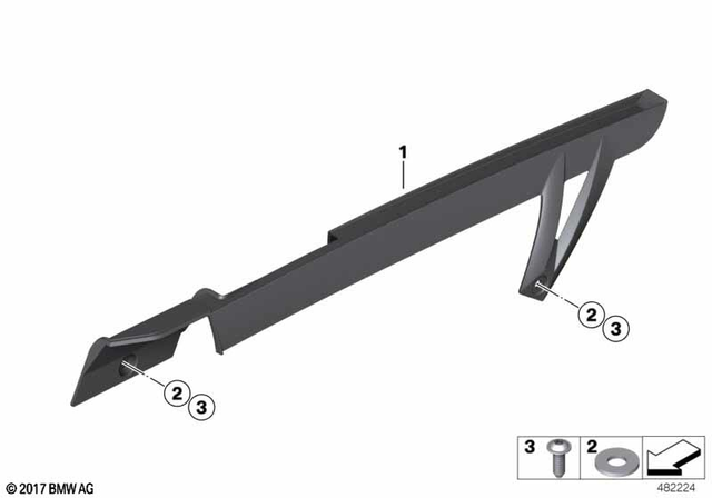 46638534938 - Design: Body screw without shoulder for BMW-Motorrad Image