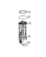 68011583AH - : Fuel Pump/Level Unit Module Kit for Jeep: Liberty Image