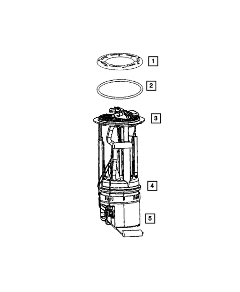 Fuel Pump and Sending Unit for 2005 Jeep Liberty #0