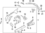 LR185910 - : Apron/Rail Assembly for Land-Rover Image