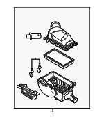 9G1Z9600A - Engine: Air Cleaner Assembly for Ford: Flex, Taurus, Taurus X | Lincoln: MKS | Mercury: Sable Image