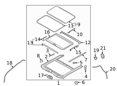 Sunroof for 2022 Hyundai Accent #0