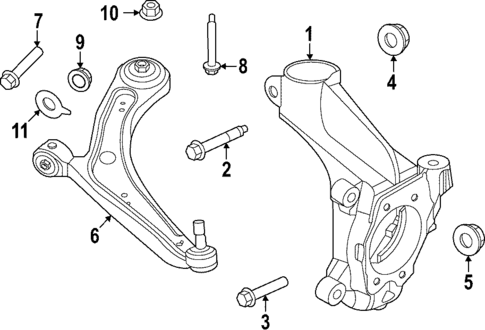 Suspension Components for 2024 Nissan ARIYA #1