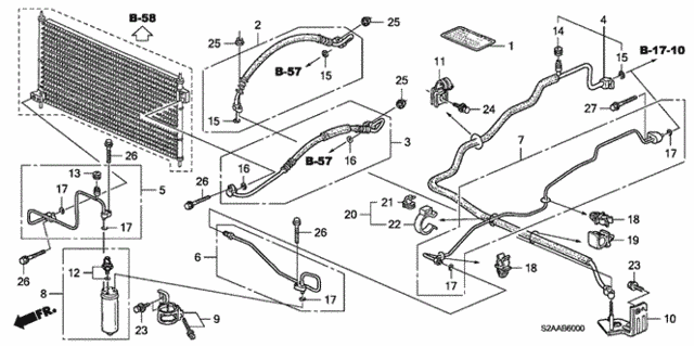 A/C Hoses - Pipes for 2008 Honda S2000 #0