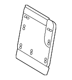 717010C030B0 - Body: Seat Back Panel for Toyota: Sequoia Image
