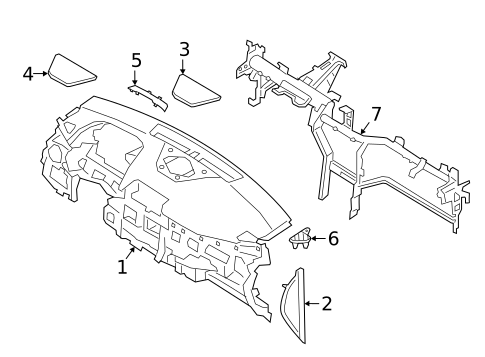Instrument Panel for 2019 Hyundai Kona #0